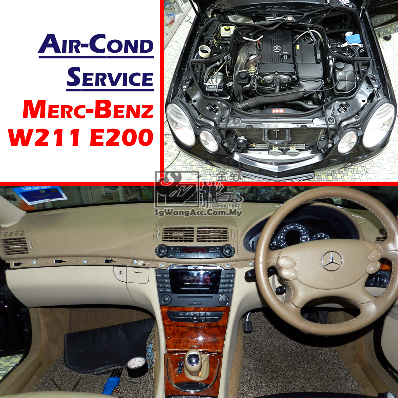 Mercedes-Benz W211 E200 Full Air Cond Service