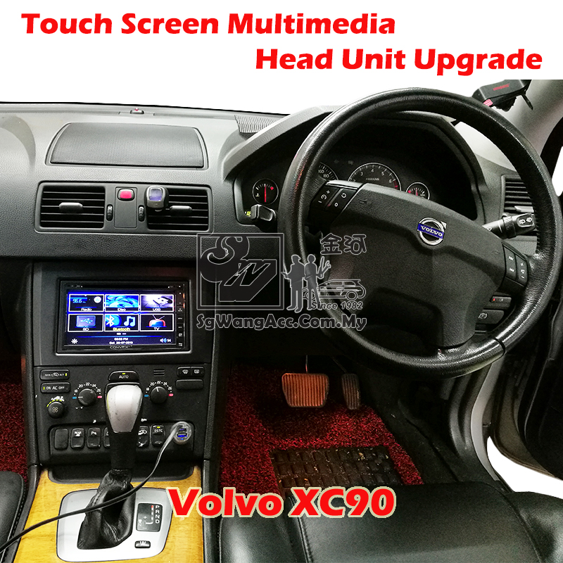 Installation Touch Screen Multimedia Head Unit at Volvo XC90