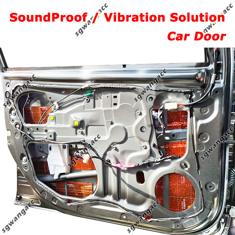 Sound Proof & Vibration Solution on Door & Dashboard