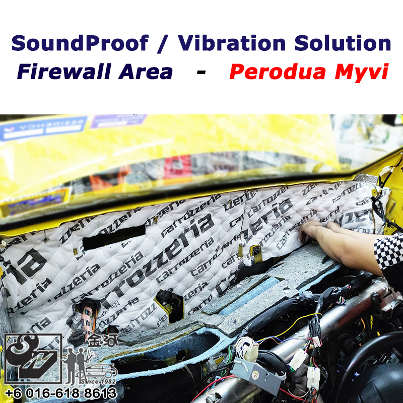 Sound Proof & Vibration Solution on Firewall Area