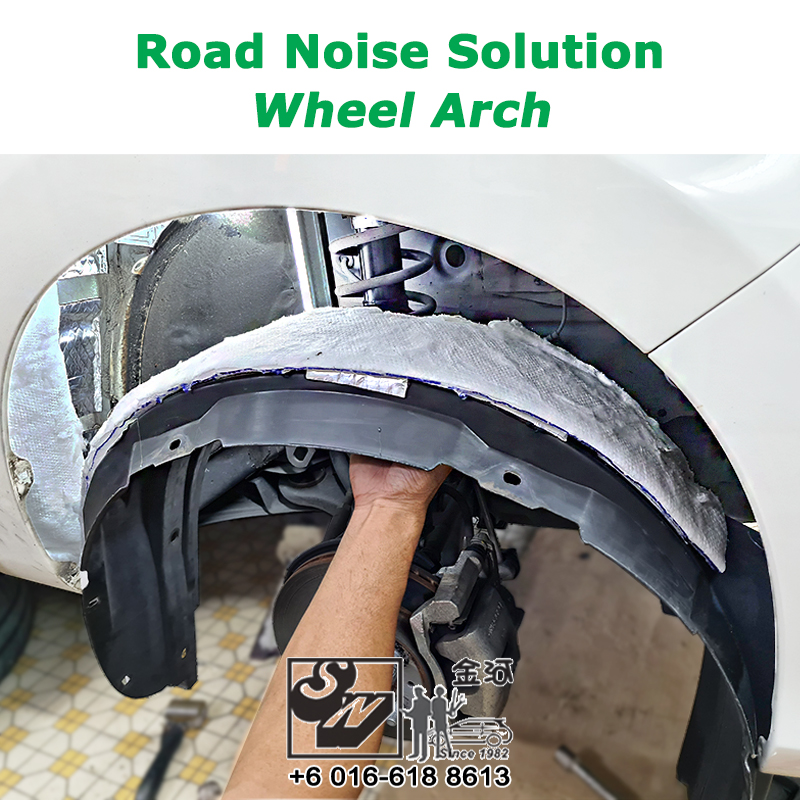Sound Proof & Vibration Solution on Wheel Arch